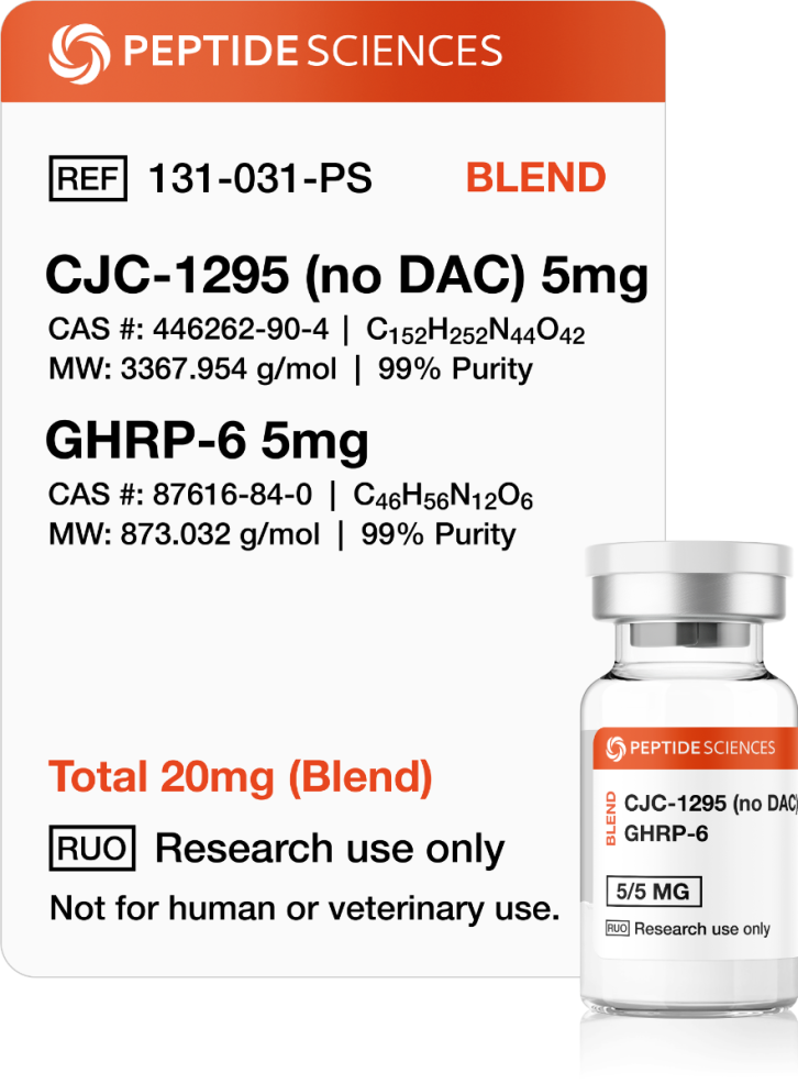 CJC-1295 (No DAC), GHRP-2 10mg (Blend)